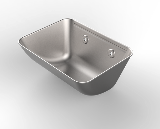 Cangilón CG 150 medidas 150x140x100 chapa 1,6